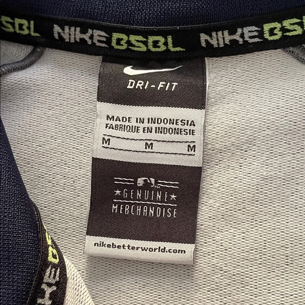 Nike Navy and Gray Pullover with Logo - Picture 2 of 4